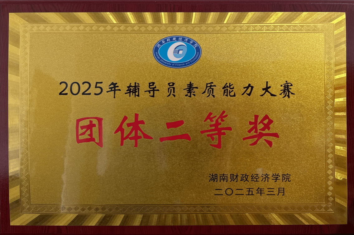 2025年辅导员素质能力大赛团体二等奖