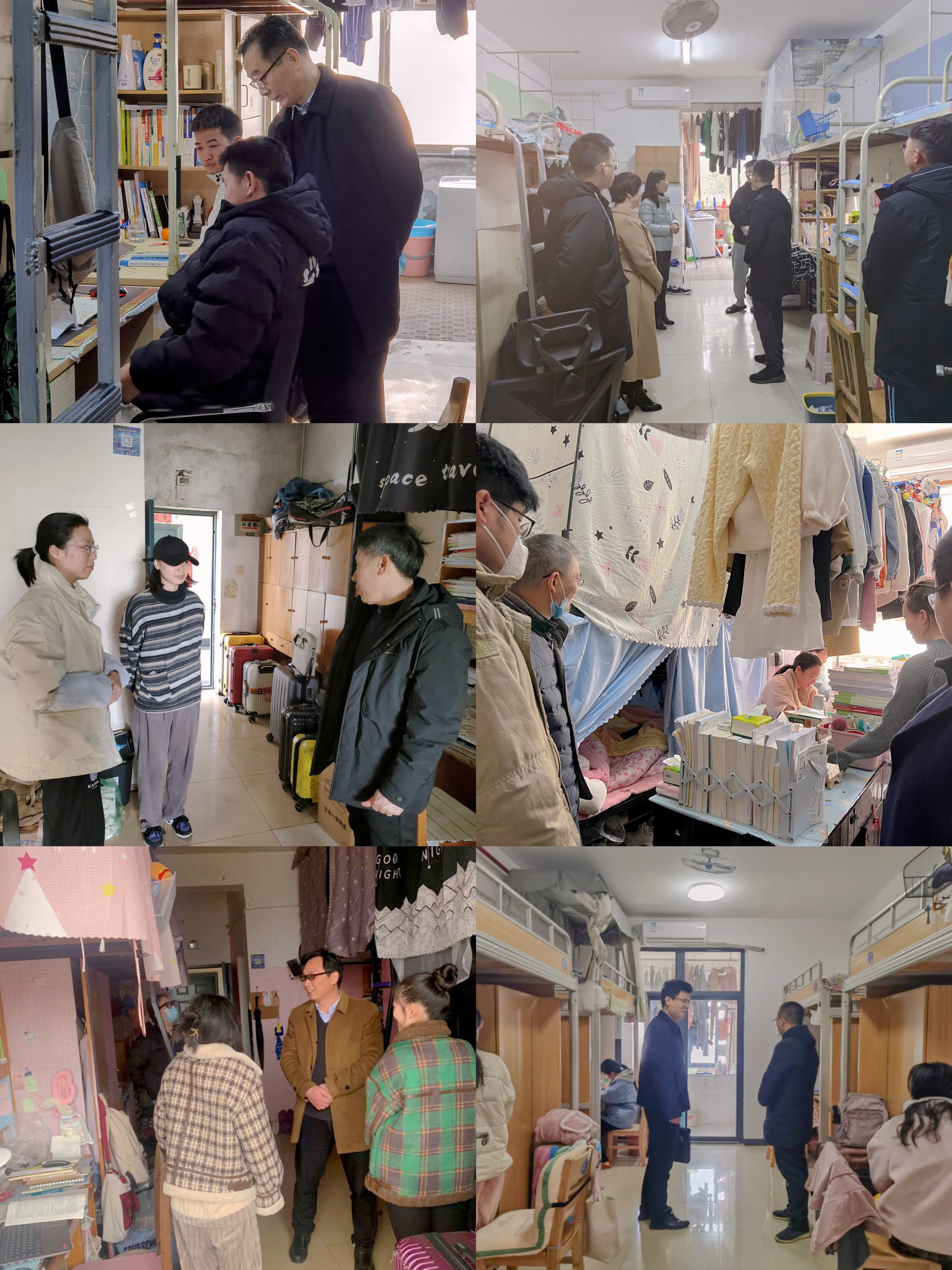 会计学院组织看望新学期返校学生